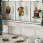 Children at Christmas Metal Ornaments Set of 6 - 4.25/4.5 inch