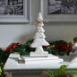 Pretty in Pearl Distressed White Wooden Tree Large 10x4.75x2.5