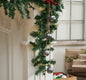 Tarnished Metal Decorative Bells on Jute Hanging Rope 23.5x2.5x2.5