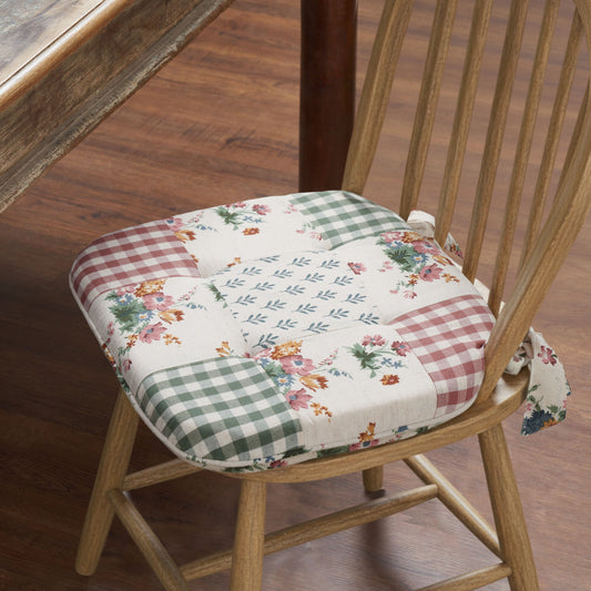 Rosehill Cottage Patchwork Cotton Chair Pad