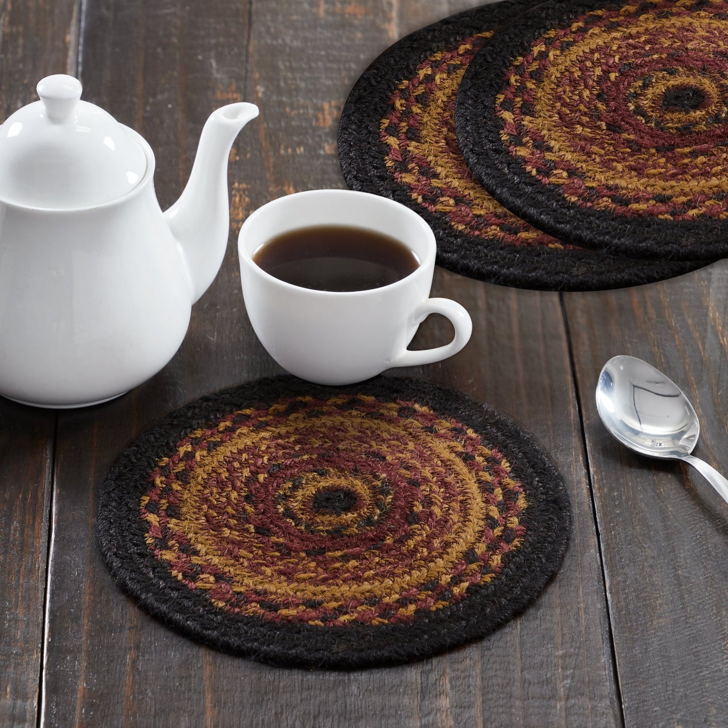 Heritage Farms Jute Trivet 8 inch Diameter Set of 3