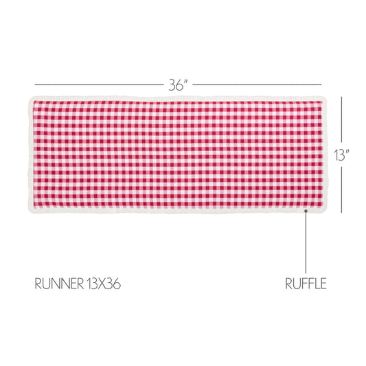 Emmie Red Runner 13x36