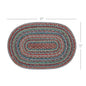 Multi Jute Oval Placemat 13x19
